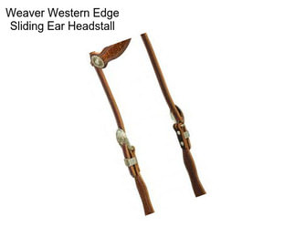 Weaver Western Edge Sliding Ear Headstall