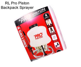 RL Pro Piston Backpack Sprayer