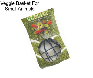 Veggie Basket For Small Animals