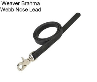 Weaver Brahma Webb Nose Lead