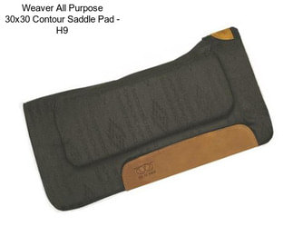 Weaver All Purpose 30x30 Contour Saddle Pad - H9