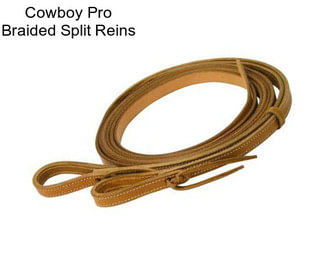 Cowboy Pro Braided Split Reins