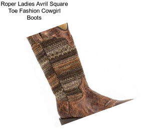 Roper Ladies Avril Square Toe Fashion Cowgirl Boots