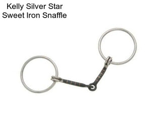 Kelly Silver Star Sweet Iron Snaffle