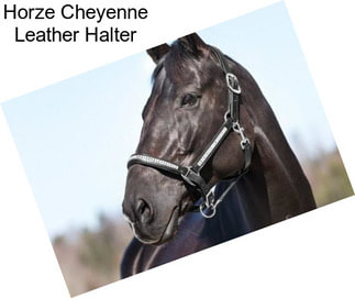 Horze Cheyenne Leather Halter