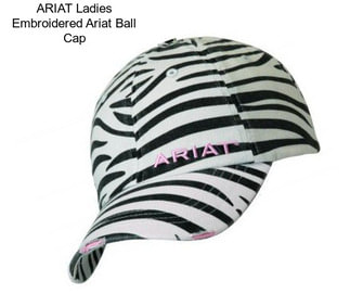 ARIAT Ladies Embroidered Ariat Ball Cap