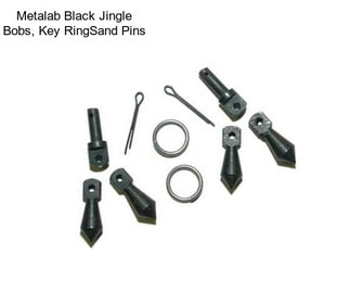 Metalab Black Jingle Bobs, Key RingSand Pins