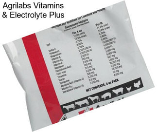 Agrilabs Vitamins & Electrolyte Plus