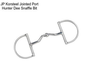 JP Korsteel Jointed Port Hunter Dee Snaffle Bit