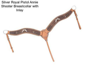 Silver Royal Pistol Annie Shooter Breastcollar with Inlay