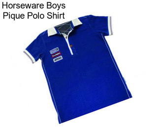 Horseware Boys Pique Polo Shirt