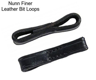 Nunn Finer Leather Bit Loops