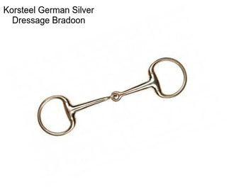 Korsteel German Silver Dressage Bradoon