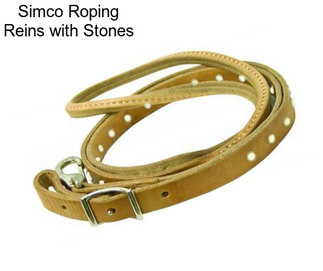 Simco Roping Reins with Stones