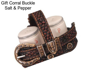 Gift Corral Buckle Salt & Pepper