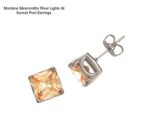 Montana Silversmiths River Lights At Sunset Post Earrings