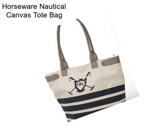 Horseware Nautical Canvas Tote Bag