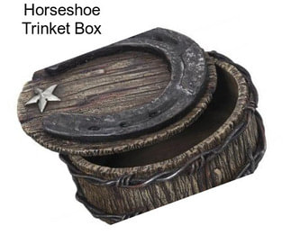 Horseshoe Trinket Box
