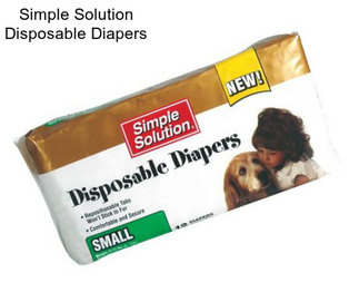 Simple Solution Disposable Diapers