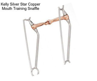 Kelly Silver Star Copper Mouth Training Snaffle