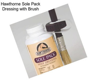 Hawthorne Sole Pack Dressing with Brush