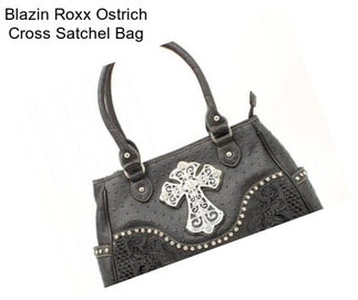 Blazin Roxx Ostrich Cross Satchel Bag