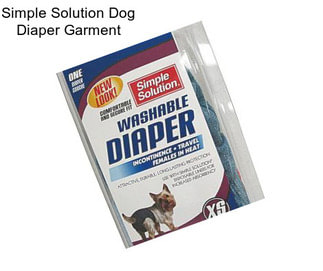 Simple Solution Dog Diaper Garment