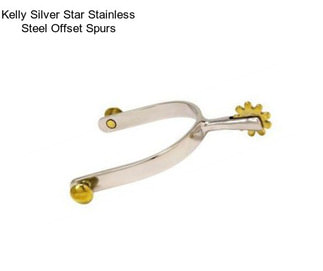 Kelly Silver Star Stainless Steel Offset Spurs