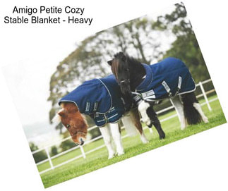 Amigo Petite Cozy Stable Blanket - Heavy