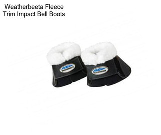 Weatherbeeta Fleece Trim Impact Bell Boots