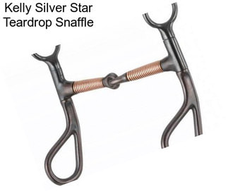 Kelly Silver Star Teardrop Snaffle