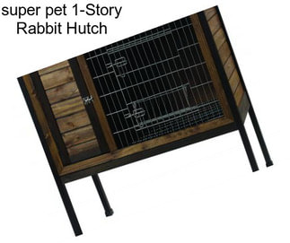 Super pet 1-Story Rabbit Hutch