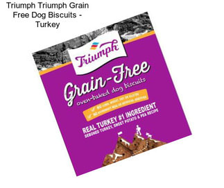 Triumph Triumph Grain Free Dog Biscuits - Turkey