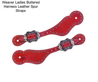 Weaver Ladies Buttered Harness Leather Spur Straps