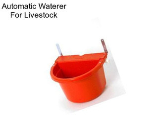 Automatic Waterer For Livestock