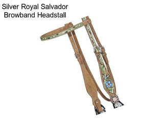 Silver Royal Salvador Browband Headstall