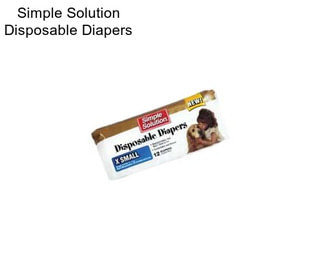 Simple Solution Disposable Diapers