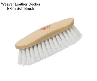 Weaver Leather Decker Extra Soft Brush