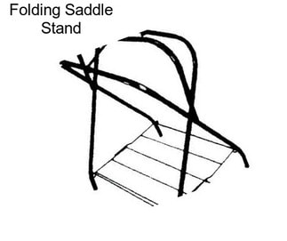 Folding Saddle Stand