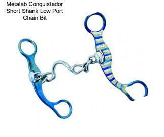 Metalab Conquistador Short Shank Low Port Chain Bit