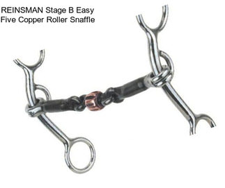 REINSMAN Stage B Easy Five Copper Roller Snaffle