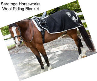 Saratoga Horseworks Wool Riding Blanket