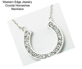 Western Edge Jewelry Crystal Horseshoe Necklace