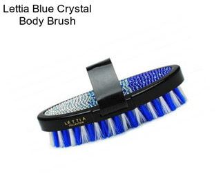Lettia Blue Crystal Body Brush