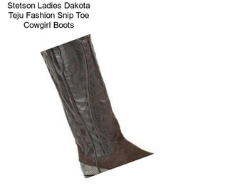 Stetson Ladies Dakota Teju Fashion Snip Toe Cowgirl Boots