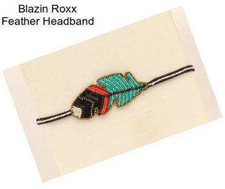 Blazin Roxx Feather Headband