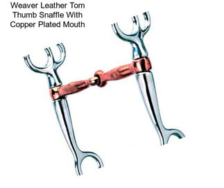 Weaver Leather Tom Thumb Snaffle With Copper Plated Mouth