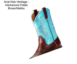 Ariat Kids Heritage - Hackamore Fiddle Brown/Malibu