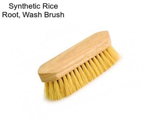 Synthetic Rice Root, Wash Brush