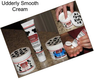 Udderly Smooth Cream